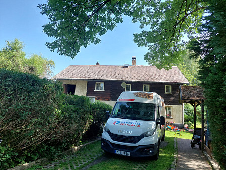 Izolování stropu u České Lípy